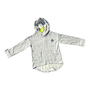 Crazy 8 Girls S 5-6 Girls Rock Star Grey Hoodie